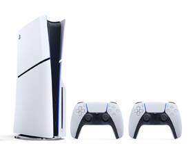 Herní konzole Sony PlayStation 5 (typ modelu - slim) + 2x bezdrátový ovladač DualSense bílá

 obrázek produktu 1 z 7