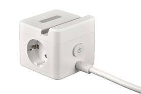 Kabel prodlužovací Viking YC23HW, 2x zásuvka, 1x USB-A, 2x USB-C, světlo, vypínač, stojánek, 1,4m bílý

 obrázek produktu 1 z 4