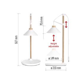 Lampa pro pěstování EMOS interiérová, 7 W, LED integrované, IP20 bílá

 obrázek produktu 6 z 9