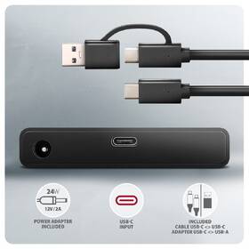 Adaptér Axagon Fast Port X - 2.5"/3.5" SSD/HDD, USB-C 10 Gbps černý

 obrázek produktu 4 z 4