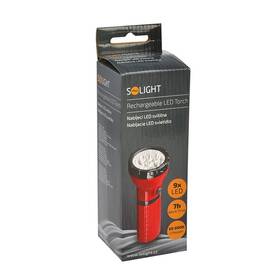 Svítilna Solight nabíjecí, 9x LED černá/červená

 obrázek produktu 6 z 6