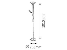 Stojací lampa Rabalux Beta 4075 chrom

 obrázek produktu 2 z 3