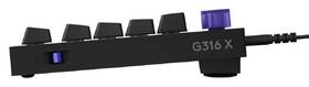 Klávesnice Logitech G316 X 75 - US INT'L layout černá

 obrázek produktu 6 z 19