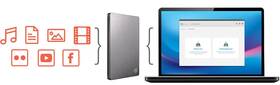 Externí pevný disk 2,5" Seagate 1TB stříbrná barva
