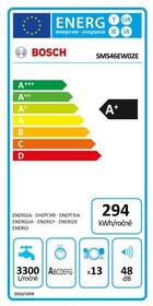 Myčka nádobí Bosch SMS46EW02E bílá barva
