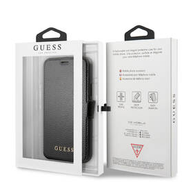 Pouzdro na mobil flipové Guess Iridescent Book na Apple iPhone 11 černý

 obrázek produktu 4 z 4