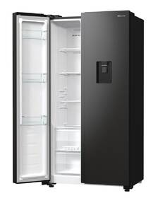 Americká lednice Hisense RS711N4WFD černá barva
