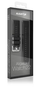 Řemínek Aligator 22AW0003, silikonový 22mm černý

 obrázek produktu 2 z 2