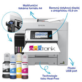 Tiskárna multifunkční Epson EcoTank L6580 bílá

 obrázek produktu 3 z 10