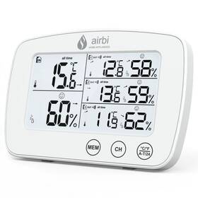 Teploměr Airbi TRIO, vlhkoměr bílý

 obrázek produktu 1 z 4