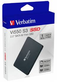 SSD Verbatim Vi550 S3 1 TB 2.5" černá barva
