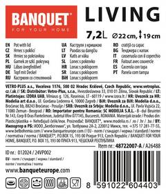 Hrnec s poklicí BANQUET LIVING 7,2 l nerez

 obrázek produktu 3 z 3