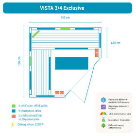 Infrasauna Belatrix Vista 3/4 Exclusive 

 obrázek produktu 8 z 8