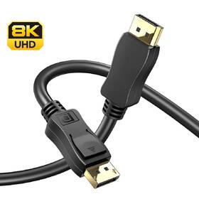 Kabel PremiumCord DisplayPort 1.4, M/M, 3 m černý

 obrázek produktu 5 z 7