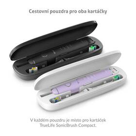 Set zubních kartáčků TrueLife SonicBrush Compact Duo Black / Lavender černý/fialový

 obrázek produktu 3 z 11
