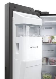Americká lednice Haier HSW59F18EIPT černá barva
