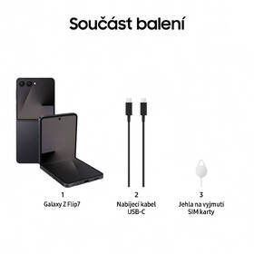 Mobilní telefon Samsung Galaxy Z Flip7 5G 12 GB / 256 GB černý

 obrázek produktu 8 z 18