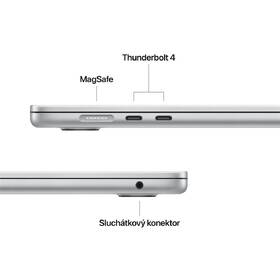 Notebook Apple 15" M4 10× GPU, 16GB, 256GB - stříbrný CZ 

 obrázek produktu 6 z 10