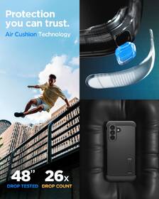 Kryt na mobil Spigen Tough Armor - Samsung Galaxy A37 5G černý

 obrázek produktu 10 z 14