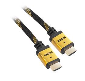 Kabel GoGEN HDMI 2.0, 1,5m, opletený, pozlacený, s ethernetem černý

 obrázek produktu 1 z 2
