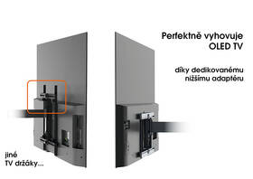 Držák TV Vogel’s THIN 546 na LG OLED polohovatelný, pro úhlopříčky 40" až 65", nosnost 30 kg 

 obrázek produktu 3 z 7