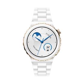 Chytré hodinky Huawei Watch GT3 Pro 43 mm - Gold Bezel White Ceramic Case + White Ceramic Strap 

 obrázek produktu 2 z 6