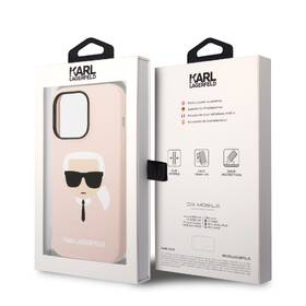 Kryt na mobil Karl Lagerfeld Liquid Silicone Karl Head na Apple iPhone 14 Pro růžový

 obrázek produktu 4 z 4
