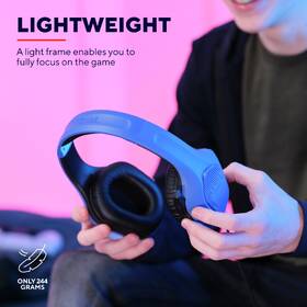 Headset Trust GXT 415B Zirox modrý

 obrázek produktu 7 z 12
