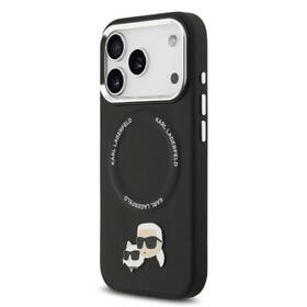 Kryt na mobil Karl Lagerfeld PU Karl and Choupette Heads Pins MagSafe na Apple iPhone 17 Pro černý

 obrázek produktu 1 z 7