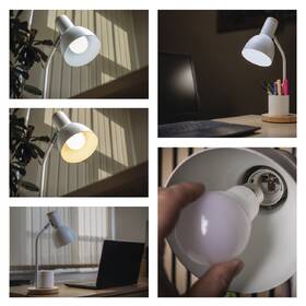 Stolní LED lampička EMOS Poppy, max. 25 W, žárovka E27, IP20 bílá

 obrázek produktu 8 z 8