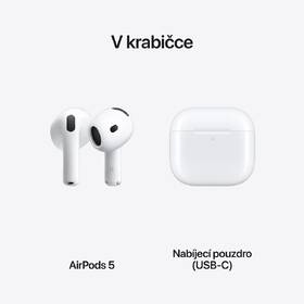 Sluchátka Apple AirPods 5 bílé

 obrázek produktu 6 z 6