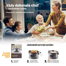 Pomalý hrnec Lauben Slow Cooker 3500SB 

 obrázek produktu 6 z 10