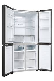 Americká lednice Haier HCR3818ENPT černá barva
