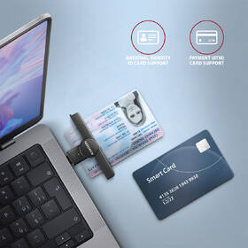 Čtečka eObčanek Axagon USB-C PocketReader černá

 obrázek produktu 1 z 5