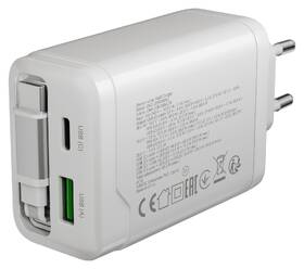 Nabíječka do sítě Canyon OnCharge 65RC White, USB-C, 65W PD, QC, EU bílý

 obrázek produktu 5 z 7