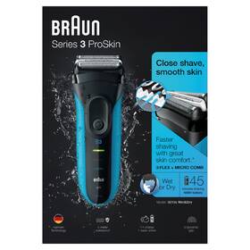 Holicí strojek Braun Series 3 3010s Wet&Dry bílý/modrý

 obrázek produktu 6 z 7