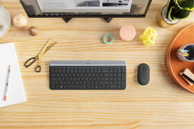 Klávesnice s myší Logitech MK470 Slim, CZ/SK šedá

 obrázek produktu 5 z 8
