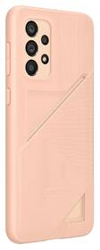 Kryt na mobil Samsung Galaxy A33 5G s kapsou na kartu - peach 

 obrázek produktu 2 z 4