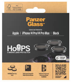 Ochranné sklo čočky fotoaparátu PanzerGlass HoOps na Apple iPhone 14 Pro/14 Pro Max 

 obrázek produktu 4 z 6