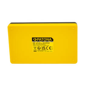 Nabíječka PATONA Dual Quick Canon LP-EL pro blesk Canon EL-1 černá/žlutá

 obrázek produktu 4 z 4