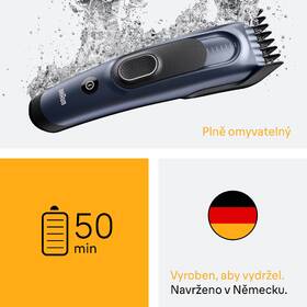 Zastřihovač vlasů Braun HC5550 černý/modrý

 obrázek produktu 6 z 7