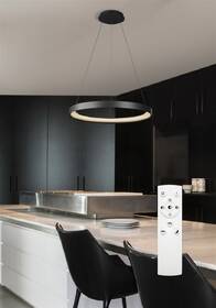 Závěsné svítidlo Top Light Orbit 50CZ RC, 40W, max.4000lm, stmívání, 3000-6500K, dálkové ovládání, 50 cm černé

 obrázek produktu 4 z 4
