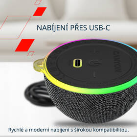Přenosný reproduktor Canyon OnMove 13 černý

 obrázek produktu 12 z 12