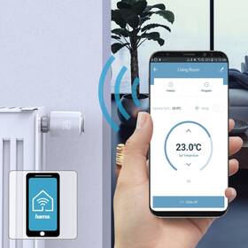 Bezdrátová termohlavice Hama SMART pro regulaci vytápění, doplněk do systému 

 obrázek produktu 6 z 8