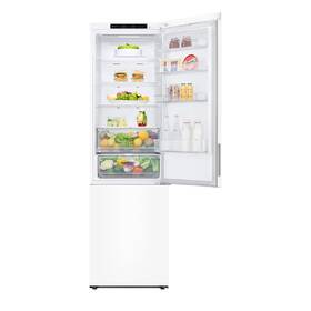 Chladnička s mrazničkou LG GBP62SWNBC bílá barva
