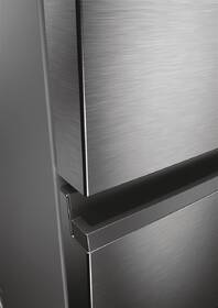 Chladnička s mrazničkou Haier HTW5618CNMG stříbrná barva
