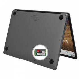 Notebook Umax VisionBook 13Wg Pro Touch - ZÁNOVNÍ - 12 měsíců záruka šedá barva
