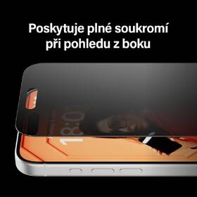 Tvrzené sklo PanzerGlass Privacy na Apple iPhone 15 Pro s instalačním rámečkem 

 obrázek produktu 9 z 10