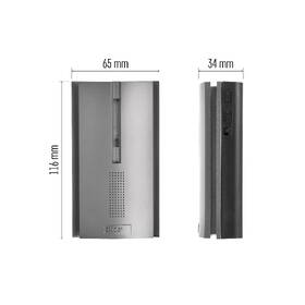 Doplňkový gong EMOS pro P5760 a P5763 na 3x AA, prodlužovač signálu 

 obrázek produktu 5 z 7
