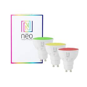 Chytrá žárovka IMMAX GU10 4,8W RGB+CCT, ZigBee, Tuya, 3ks 

 obrázek produktu 3 z 3